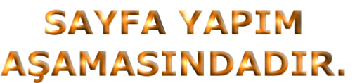 SAYFA YAPIM
AŞAMASINDADIR.